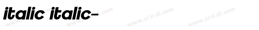 italic italic字体转换 italic italic字体转换